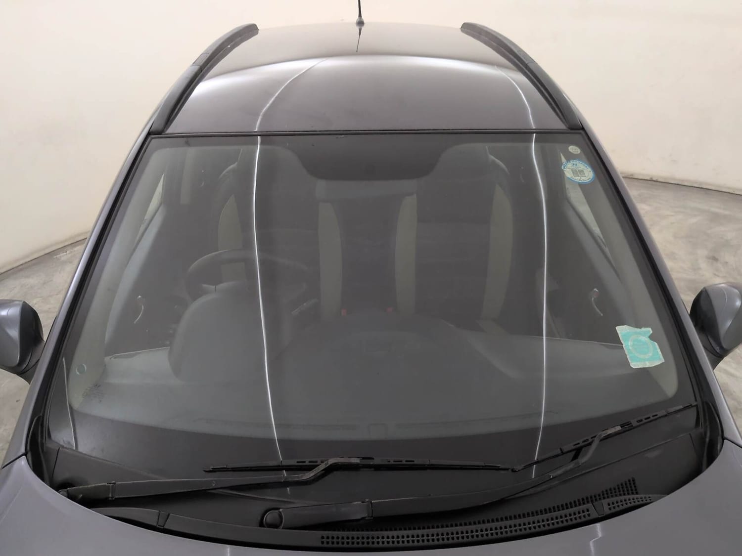 Used 2018 Hyundai Grand i10 Sportz (O) AT 1.2 Kappa VTVT Petrol Automatic exterior FRONT WINDSHIELD VIEW