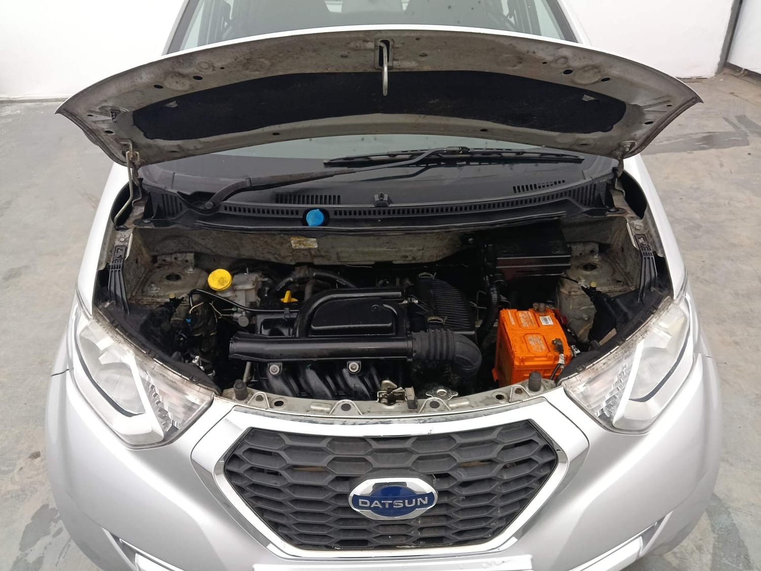 Used 2020 Datsun Redi-GO S Petrol Manual engine ENGINE & BONNET OPEN FRONT VIEW
