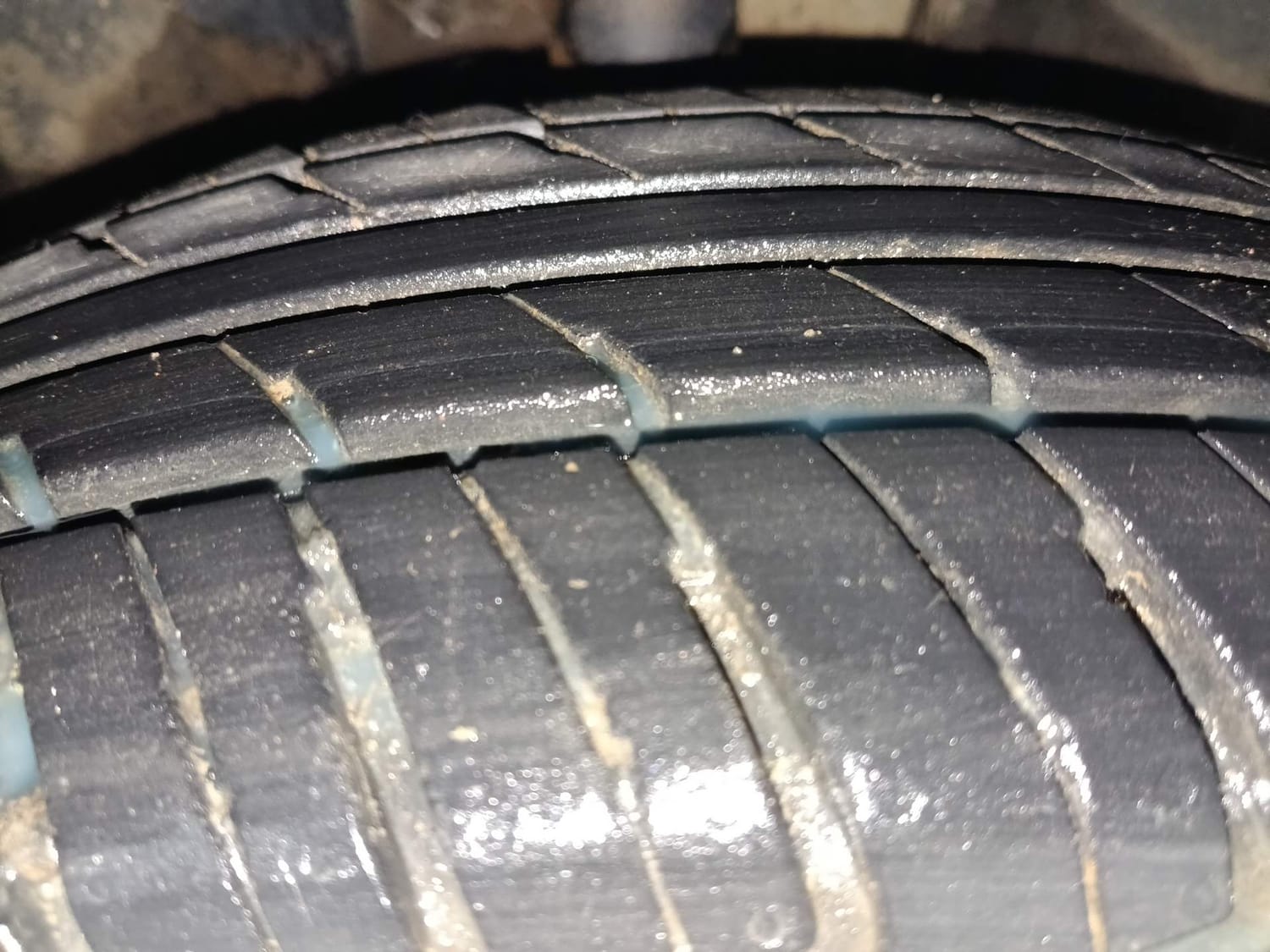 Used 2020 Datsun Redi-GO S Petrol Manual tyres RIGHT FRONT TYRE TREAD VIEW