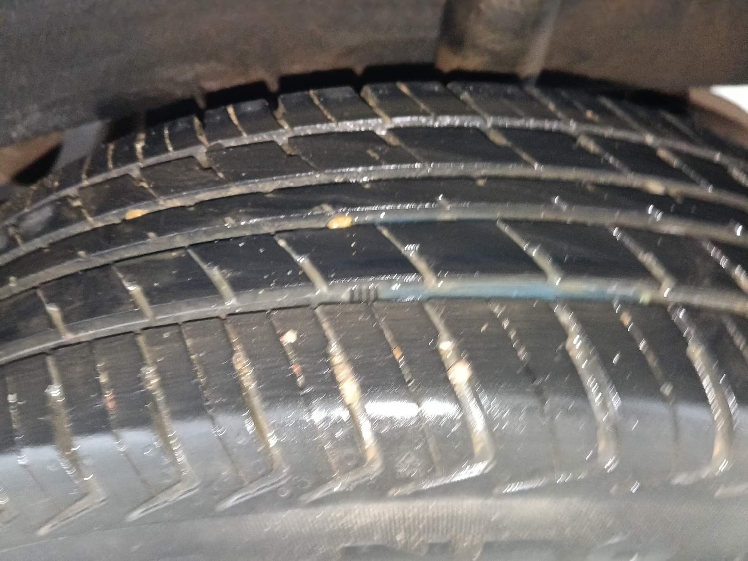 Used 2020 Datsun Redi-GO S Petrol Manual tyres LEFT REAR TYRE TREAD VIEW