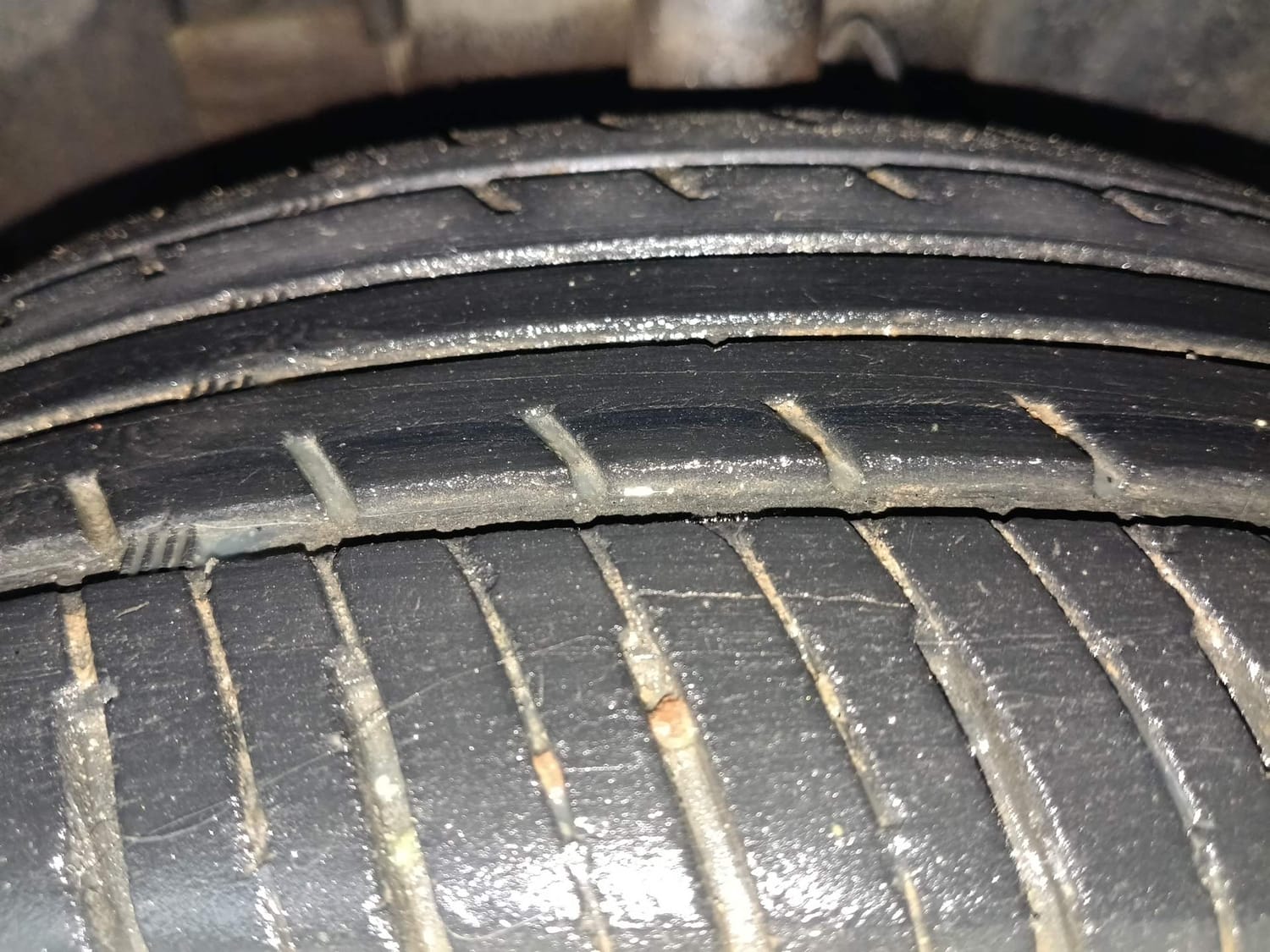 Used 2020 Datsun Redi-GO S Petrol Manual tyres LEFT FRONT TYRE TREAD VIEW