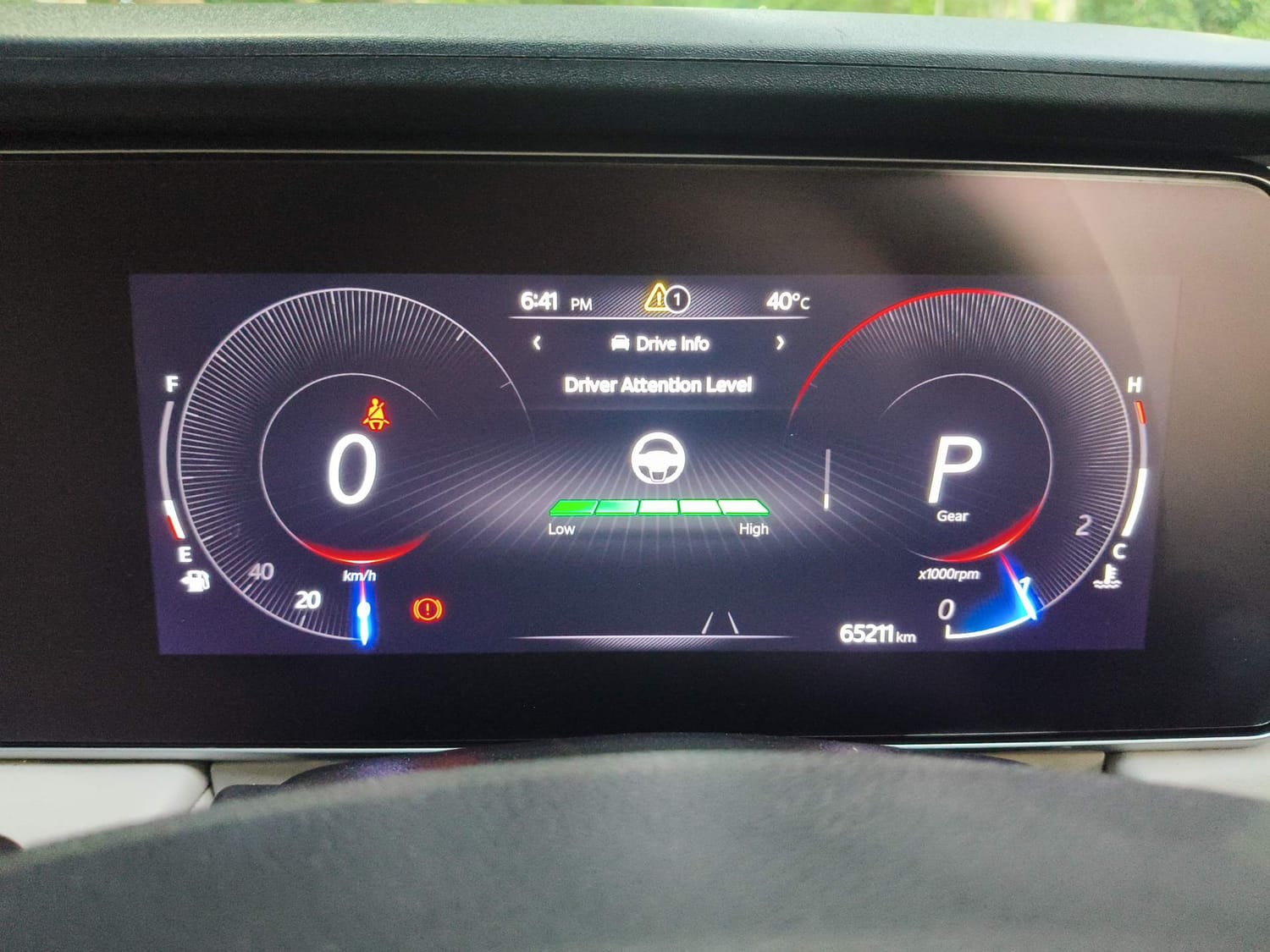 Used 2022 Mahindra XUV700 AX 7 Diesel AT AWD Luxury Pack 7 STR Diesel Automatic interior CLUSTERMETER VIEW