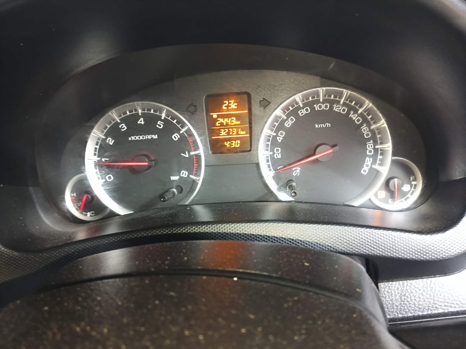 Used 2013 Maruti Suzuki Swift ZXi Petrol Manual interior CLUSTERMETER VIEW