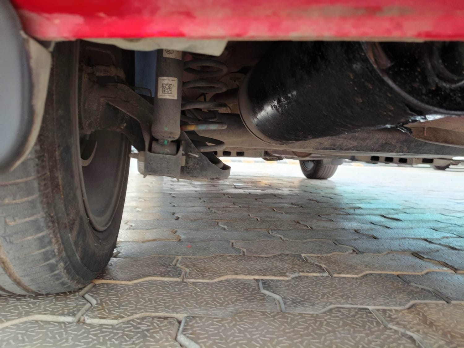 Used 2019 Volkswagen Polo Trendline 1.0L (P) Petrol Manual extra REAR UNDERBODY VIEW (TAKEN FROM REAR)