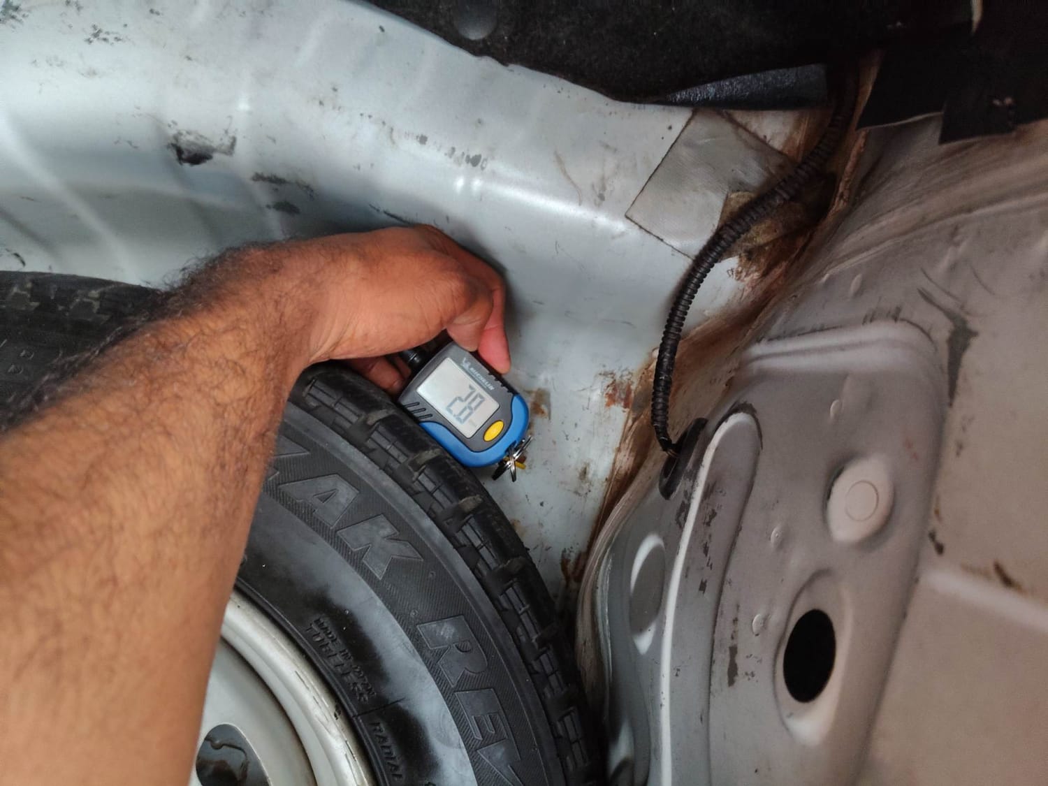 Used 2020 Datsun Redi-GO A Petrol Manual tyres SPARE TYRE VIEW