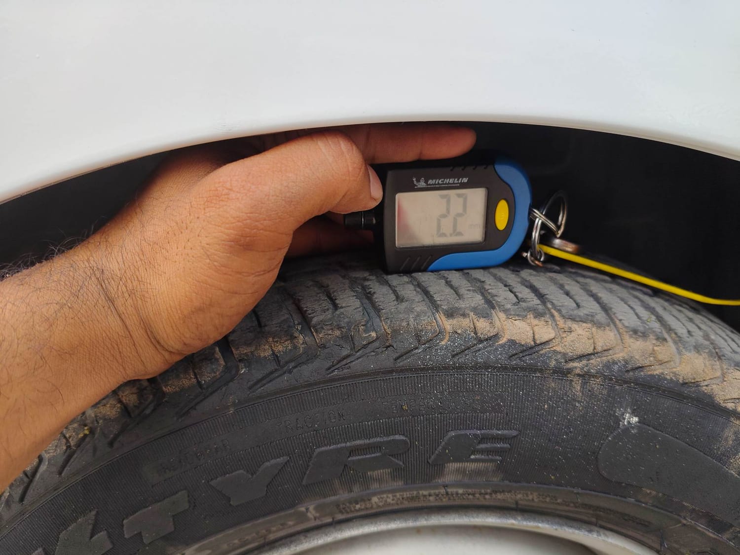 Used 2020 Datsun Redi-GO A Petrol Manual tyres RIGHT FRONT TYRE TREAD VIEW