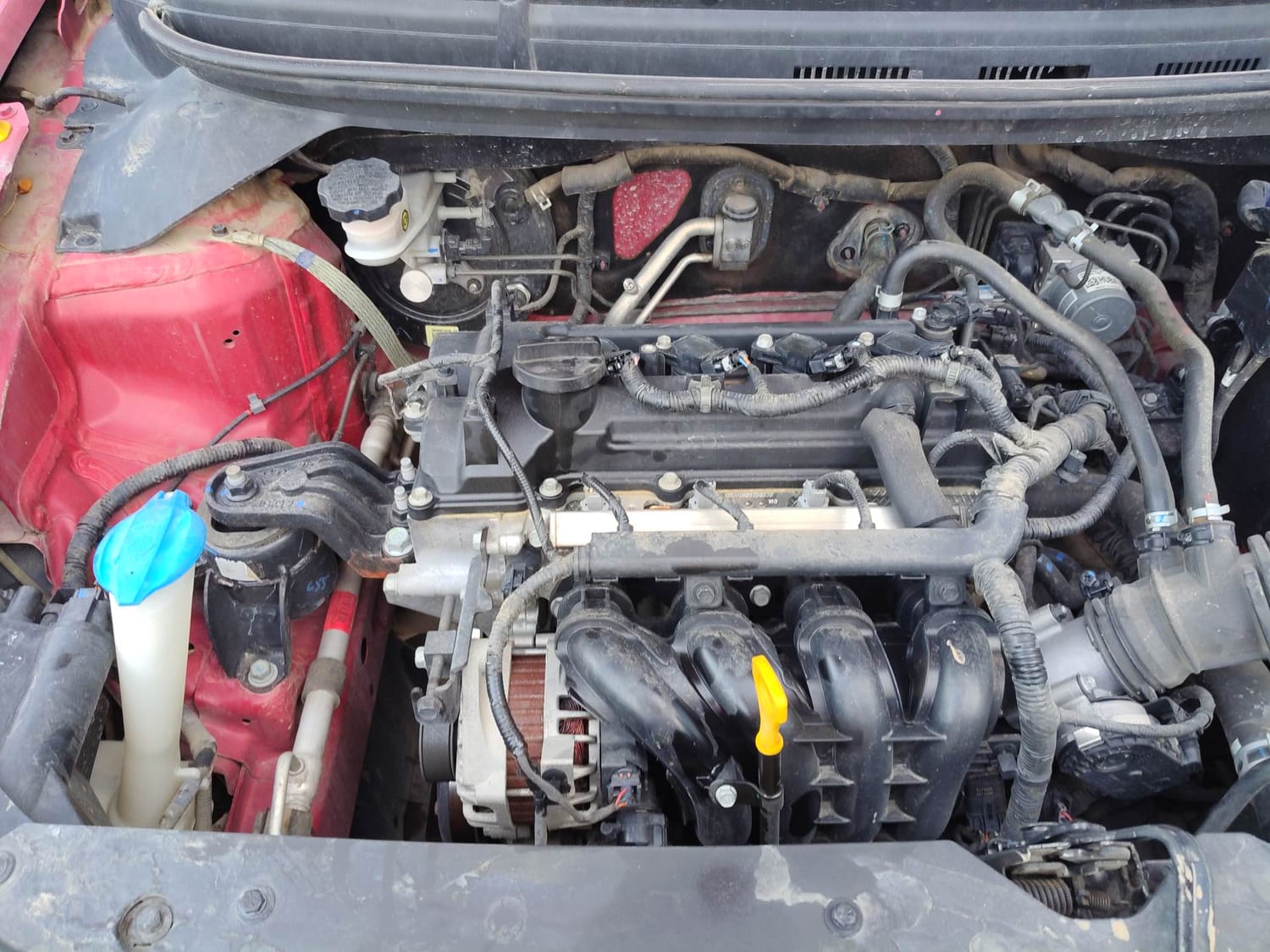 Used 2018 Hyundai Elite i20 Asta 1.2 AT Petrol Automatic engine ENGINE RIGHT SIDE VIEW