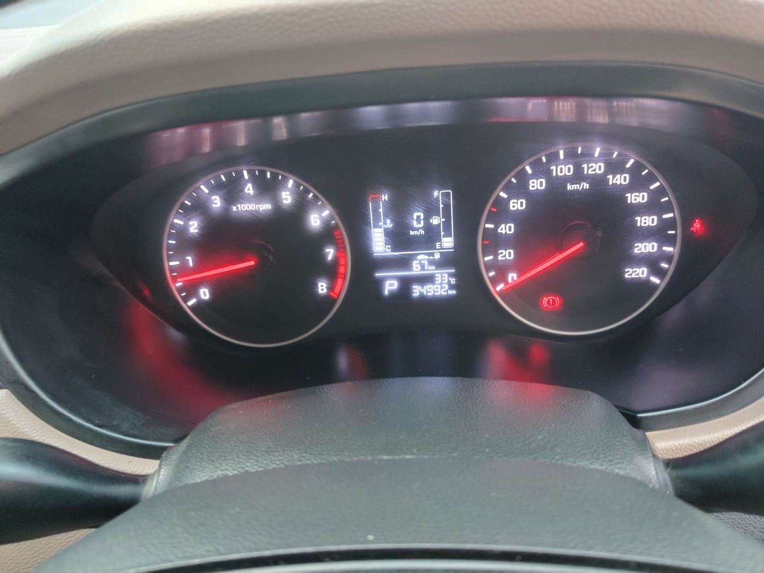 Used 2018 Hyundai Elite i20 Asta 1.2 AT Petrol Automatic interior CLUSTERMETER VIEW