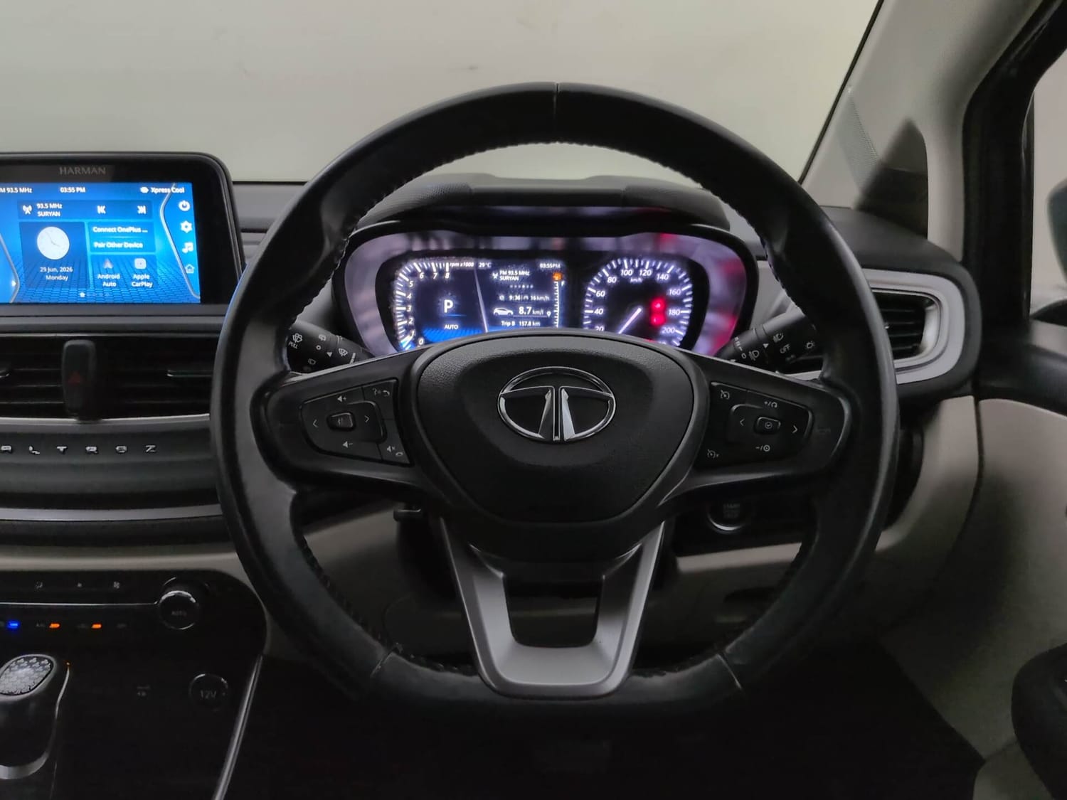 Used 2022 Tata Altroz XZA Plus Petrol Petrol Automatic interior STEERING VIEW