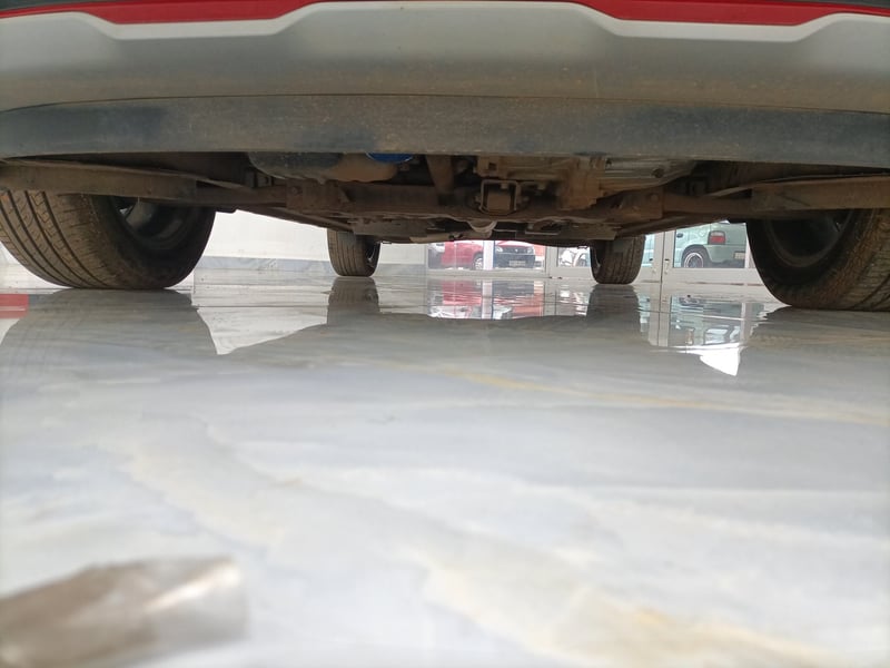 Used 2022 Kia Seltos GTX Plus 1.4 DCT Petrol Automatic extra FRONT LEFT UNDERBODY VIEW