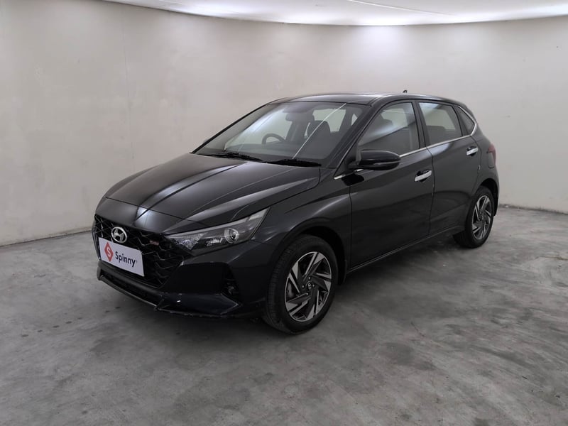Used 2023 Hyundai New i20 Asta (O) 1.0 Turbo DCT Petrol Automatic exterior LEFT FRONT CORNER VIEW