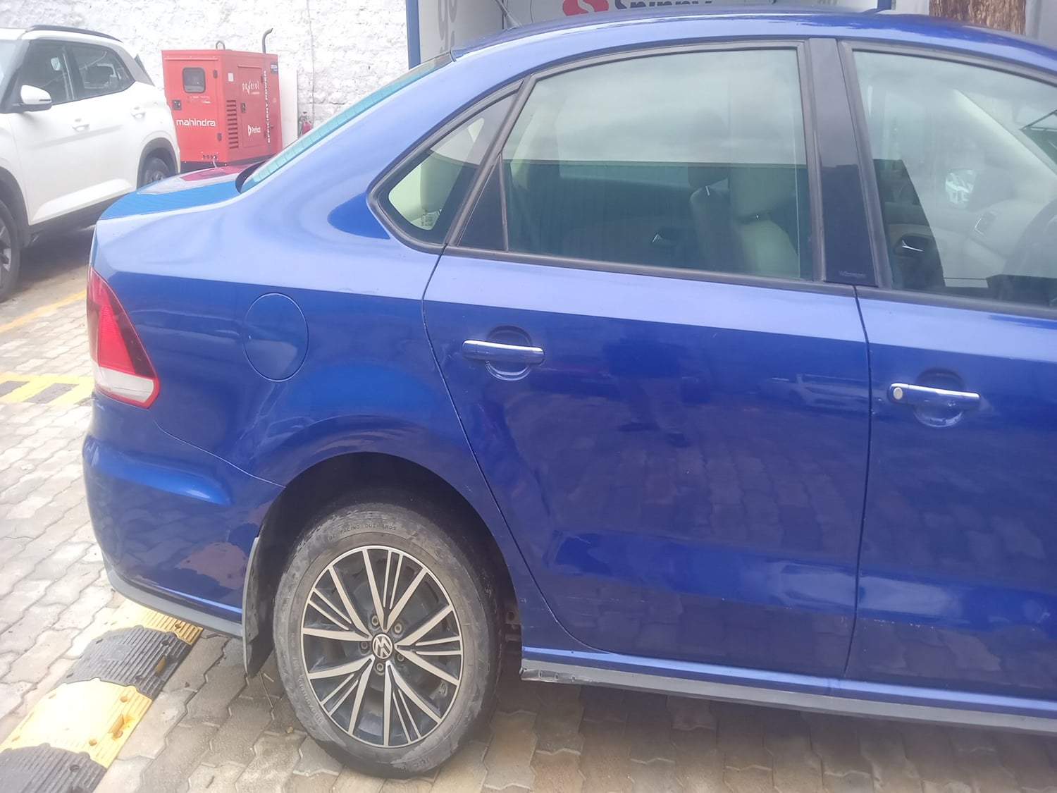 Used 2021 Volkswagen Vento Highline 1.0L TSI Petrol Manual interior RIGHT REAR DOOR OPEN VIEW