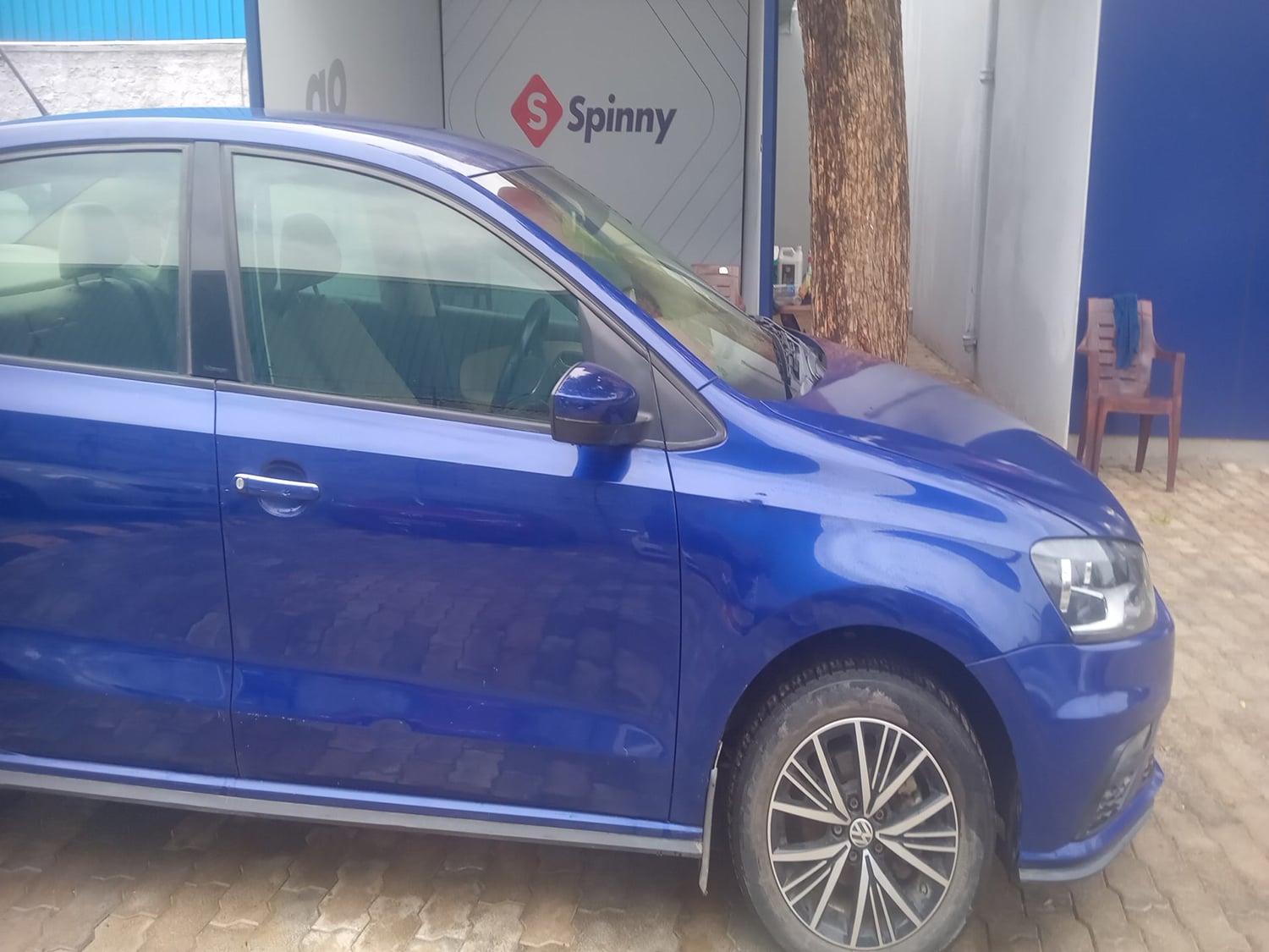 Used 2021 Volkswagen Vento Highline 1.0L TSI Petrol Manual interior RIGHT FRONT DOOR OPEN VIEW