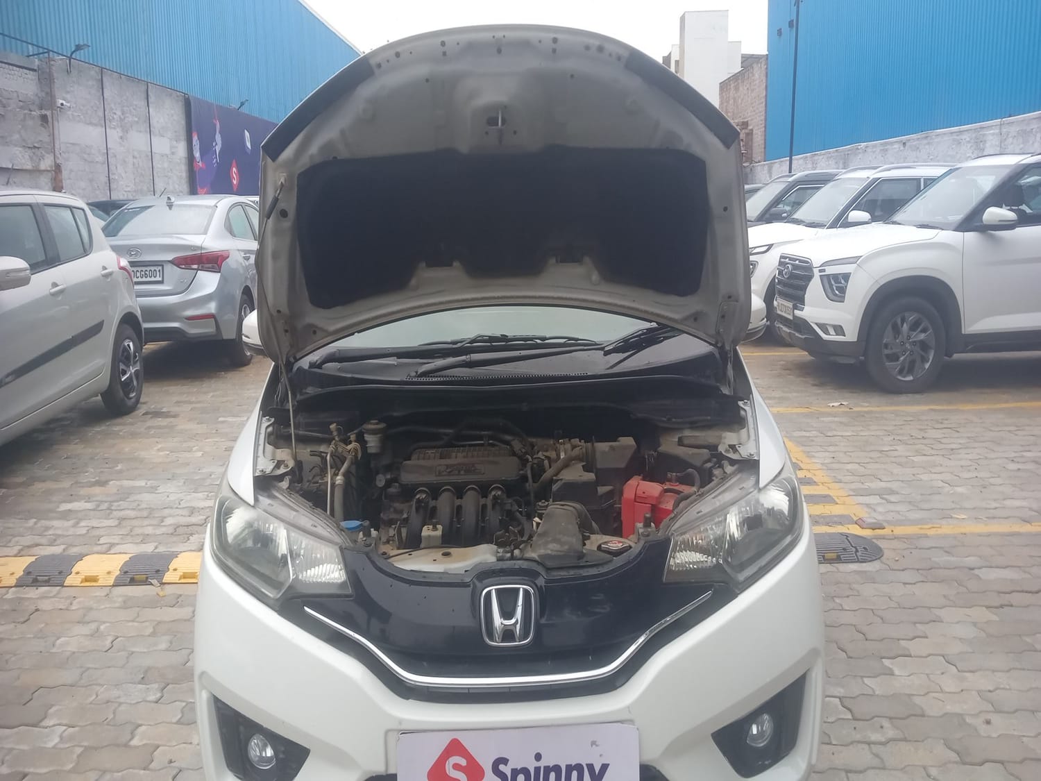 Used 2015 Honda Jazz V Petrol Petrol Manual engine ENGINE & BONNET OPEN FRONT VIEW