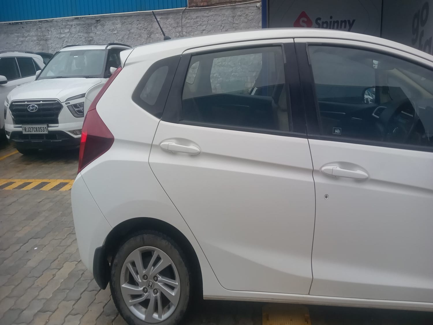 Used 2015 Honda Jazz V Petrol Petrol Manual interior RIGHT REAR DOOR OPEN VIEW