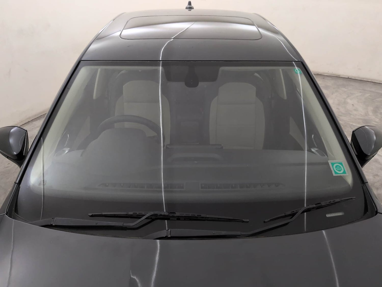 Used 2023 Skoda Slavia Style 1.0L TSI AT Petrol Automatic exterior FRONT WINDSHIELD VIEW