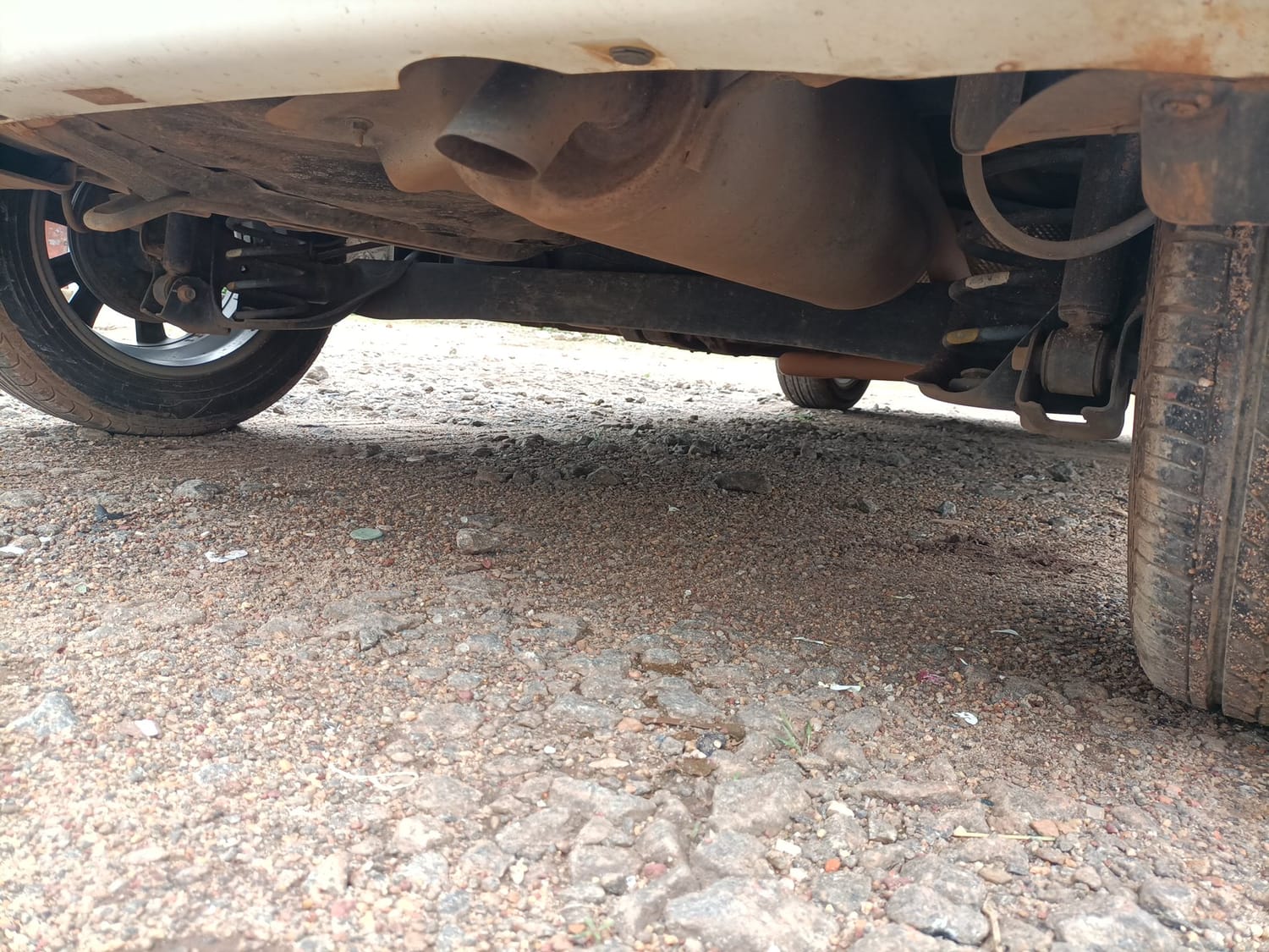 Used 2019 Hyundai Elite i20 Asta 1.2 AT Petrol Automatic extra REAR RIGHT UNDERBODY VIEW