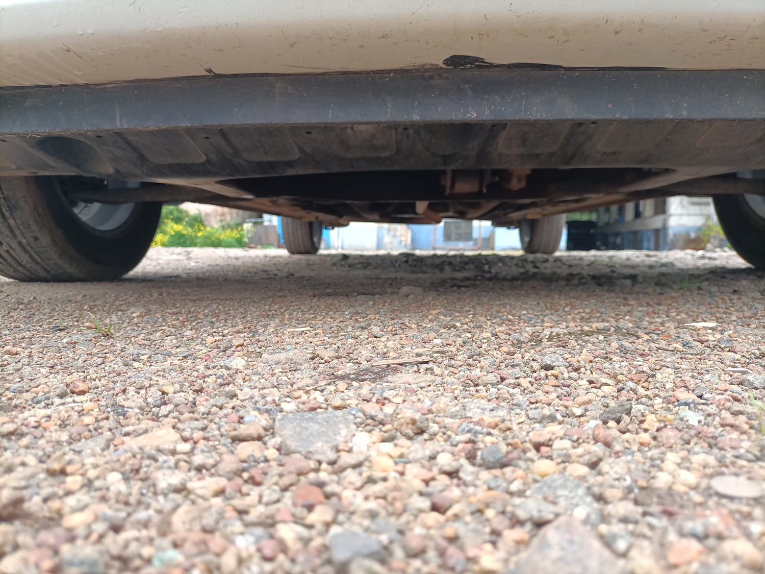 Used 2019 Hyundai Elite i20 Asta 1.2 AT Petrol Automatic extra FRONT LEFT UNDERBODY VIEW