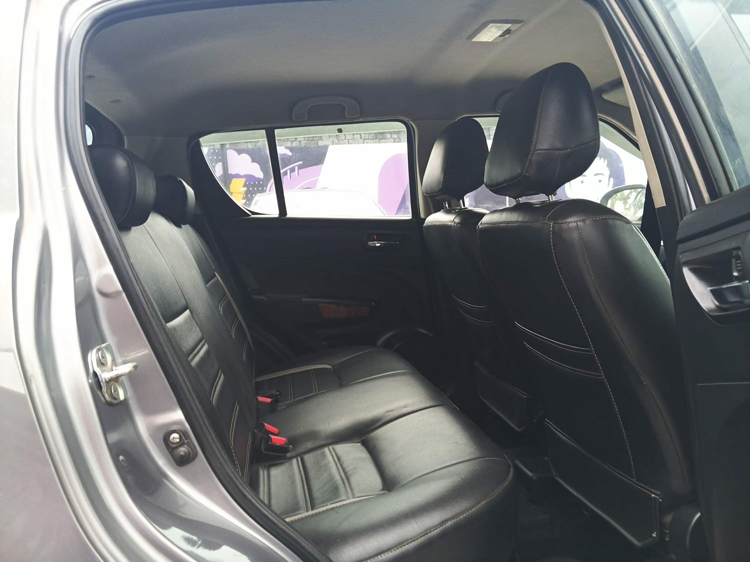 Used 2014 Maruti Suzuki Swift VXi Petrol Manual interior RIGHT SIDE REAR DOOR CABIN VIEW