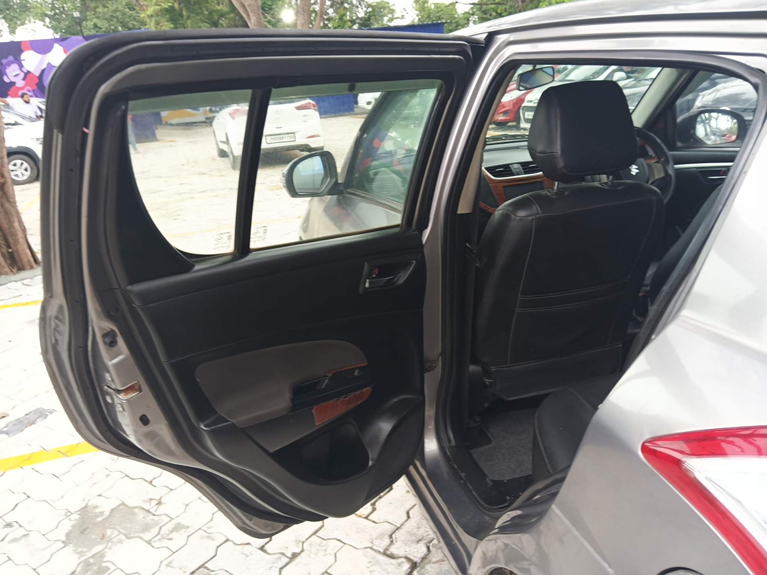 Used 2014 Maruti Suzuki Swift VXi Petrol Manual interior LEFT REAR DOOR OPEN VIEW