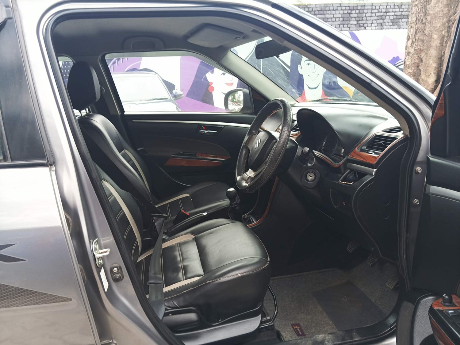 Used 2014 Maruti Suzuki Swift VXi Petrol Manual interior RIGHT SIDE FRONT DOOR CABIN VIEW
