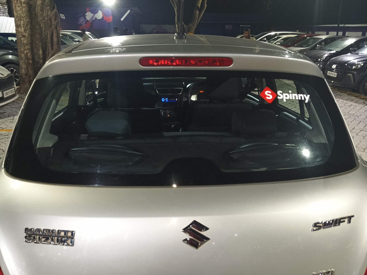Used 2012 Maruti Suzuki Swift VXi Petrol Manual exterior BACK WINDSHIELD VIEW