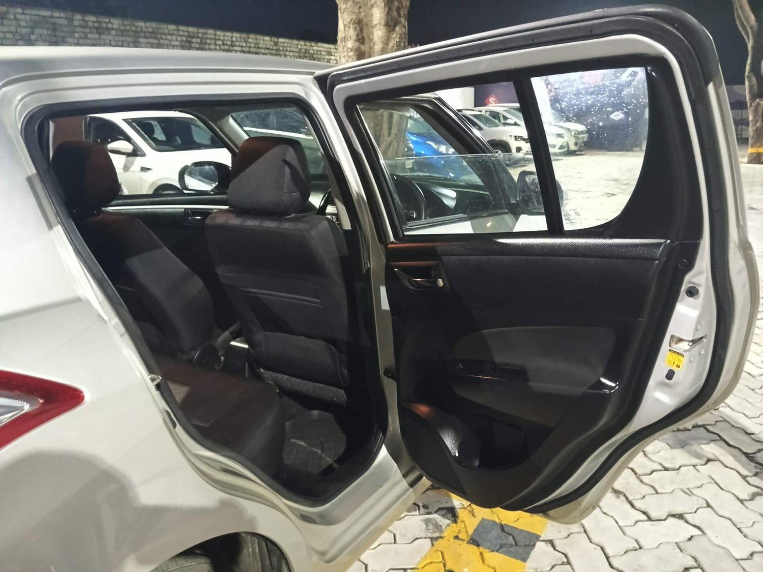 Used 2012 Maruti Suzuki Swift VXi Petrol Manual interior RIGHT REAR DOOR OPEN VIEW