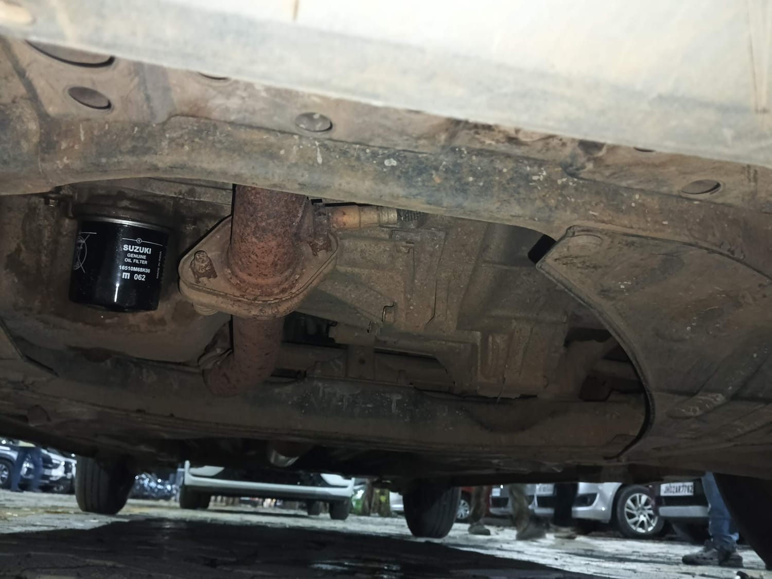 Used 2012 Maruti Suzuki Swift VXi Petrol Manual extra FRONT LEFT UNDERBODY VIEW