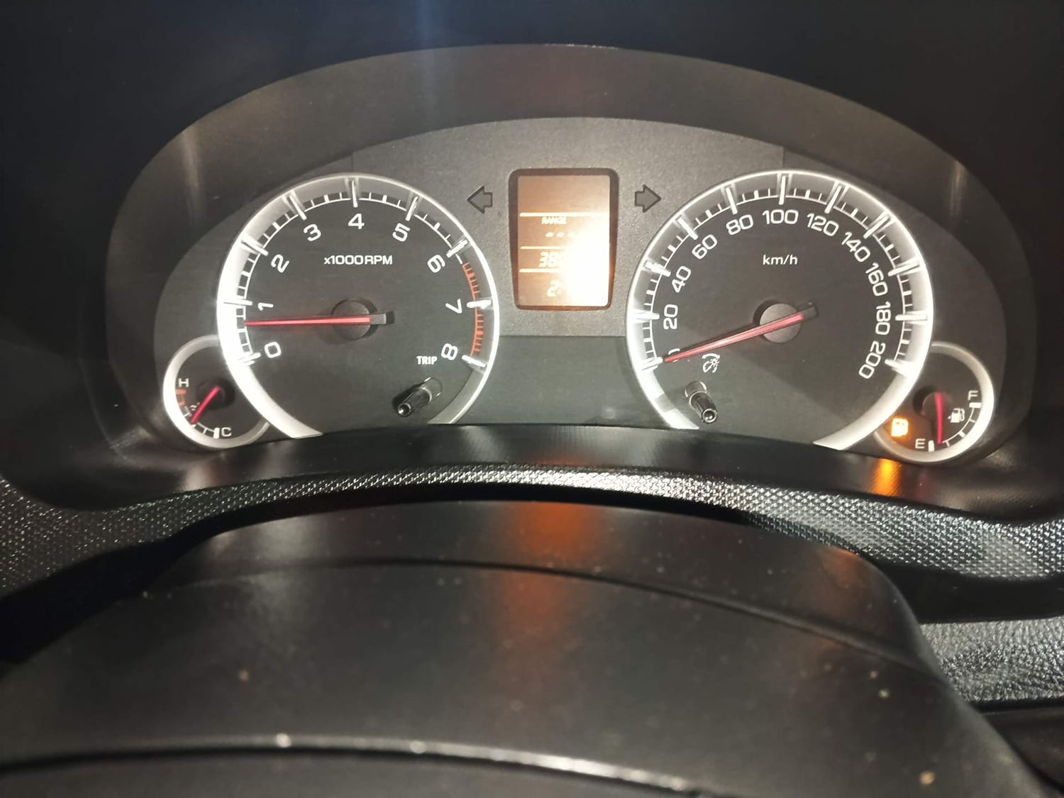 Used 2012 Maruti Suzuki Swift VXi Petrol Manual interior CLUSTERMETER VIEW