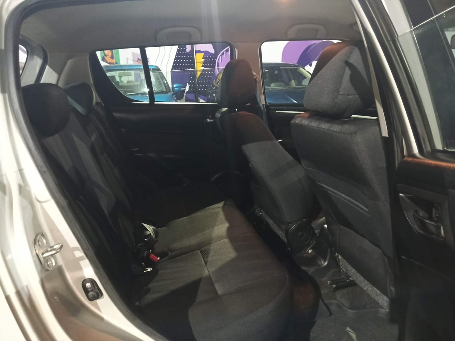 Used 2012 Maruti Suzuki Swift VXi Petrol Manual interior RIGHT SIDE REAR DOOR CABIN VIEW