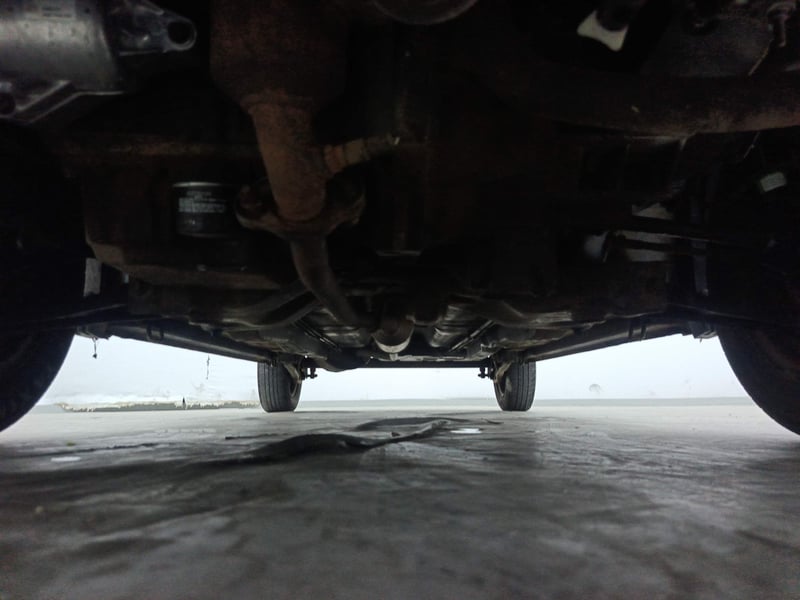 Used 2017 Maruti Suzuki Wagon R VXI ABS Petrol Manual extra FRONT LEFT UNDERBODY VIEW