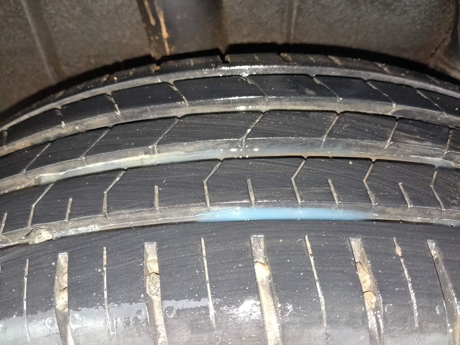 Used 2024 Renault Kiger RXZ Turbo CVT Petrol Automatic tyres RIGHT REAR TYRE TREAD VIEW