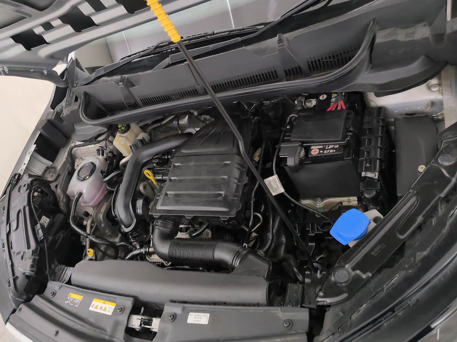 Used 2024 Skoda Kushaq Ambition 1.0L TSI MT Petrol Manual engine ENGINE LEFT SIDE VIEW