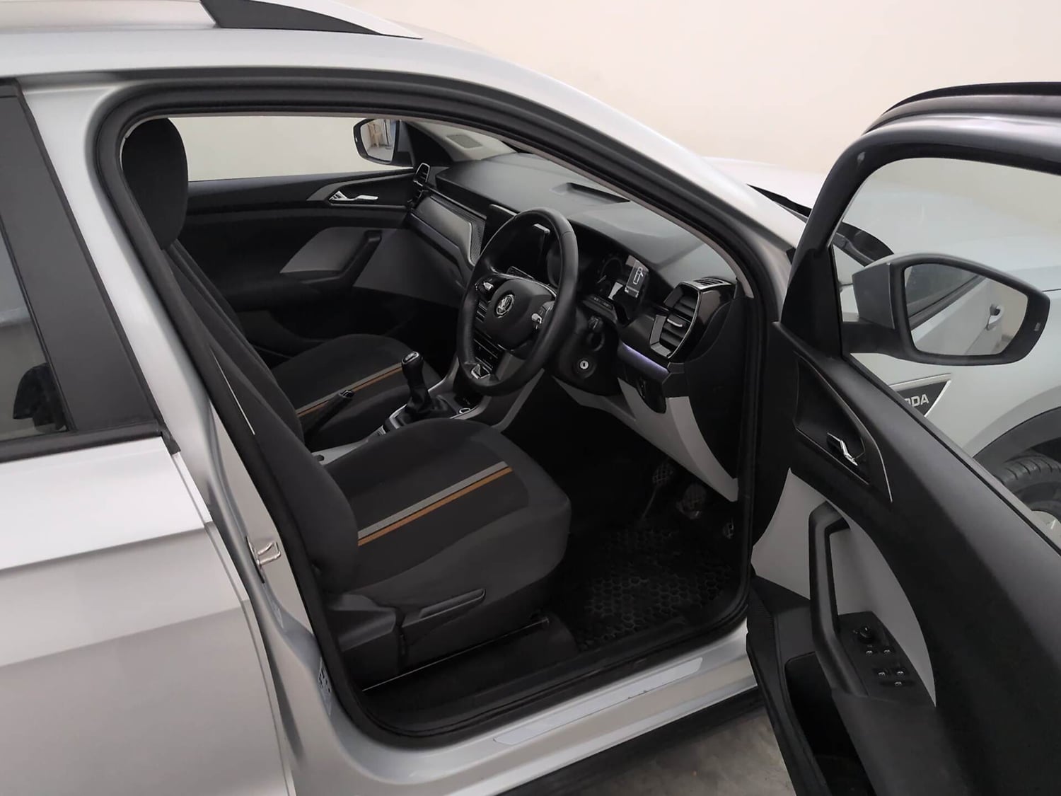 Used 2024 Skoda Kushaq Ambition 1.0L TSI MT Petrol Manual interior RIGHT SIDE FRONT DOOR CABIN VIEW