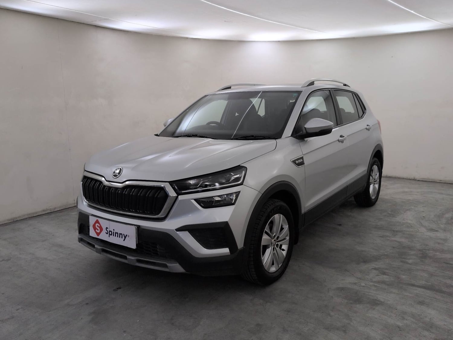 Used 2024 Skoda Kushaq Ambition 1.0L TSI MT Petrol Manual exterior LEFT FRONT CORNER VIEW