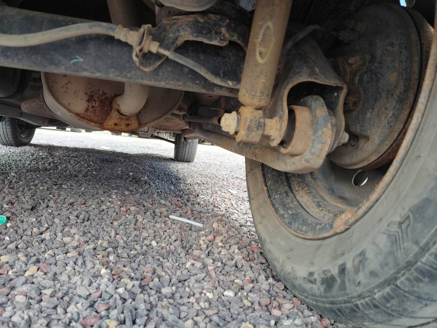Used 2017 Maruti Suzuki Wagon R 1.0 VXI AMT Petrol Automatic extra REAR RIGHT UNDERBODY VIEW