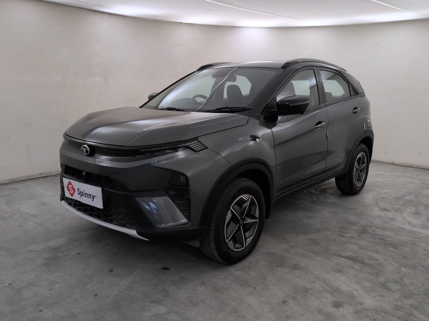 Used 2024 Tata Nexon Creative Plus 1.2 Revotron Petrol 6AMT Petrol Automatic exterior LEFT FRONT CORNER VIEW