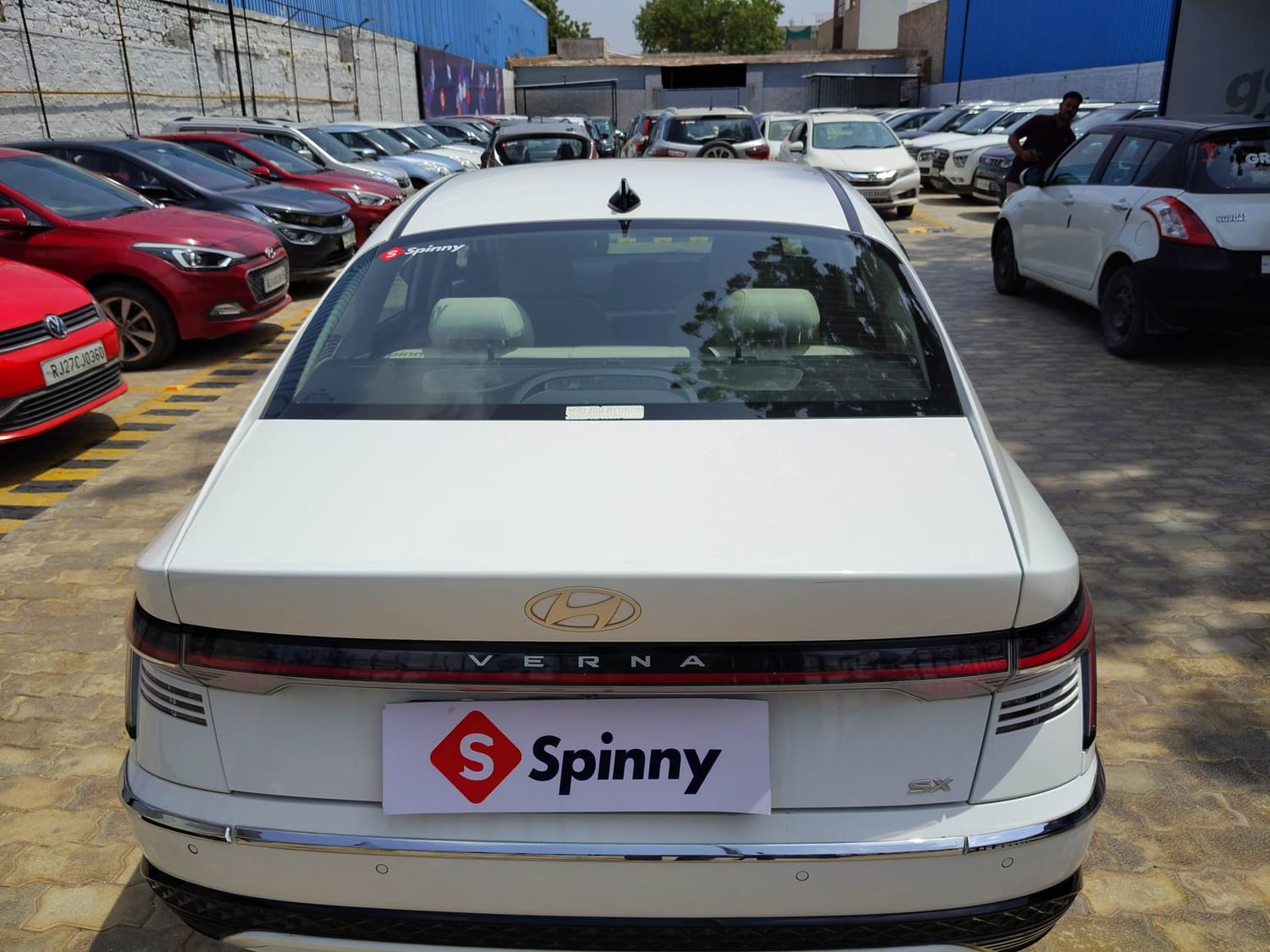 Used 2023 Hyundai Verna SX (O) 1.5 Petrol IVT Petrol Automatic exterior EXTERIOR ROOF VIEW