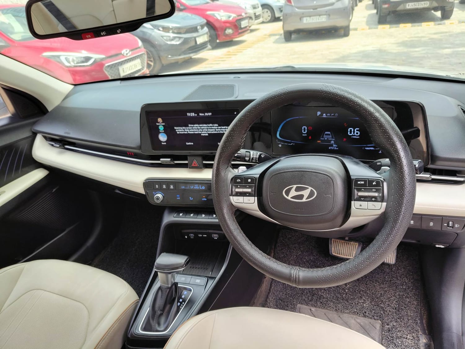 Used 2023 Hyundai Verna SX (O) 1.5 Petrol IVT Petrol Automatic interior DASHBOARD VIEW