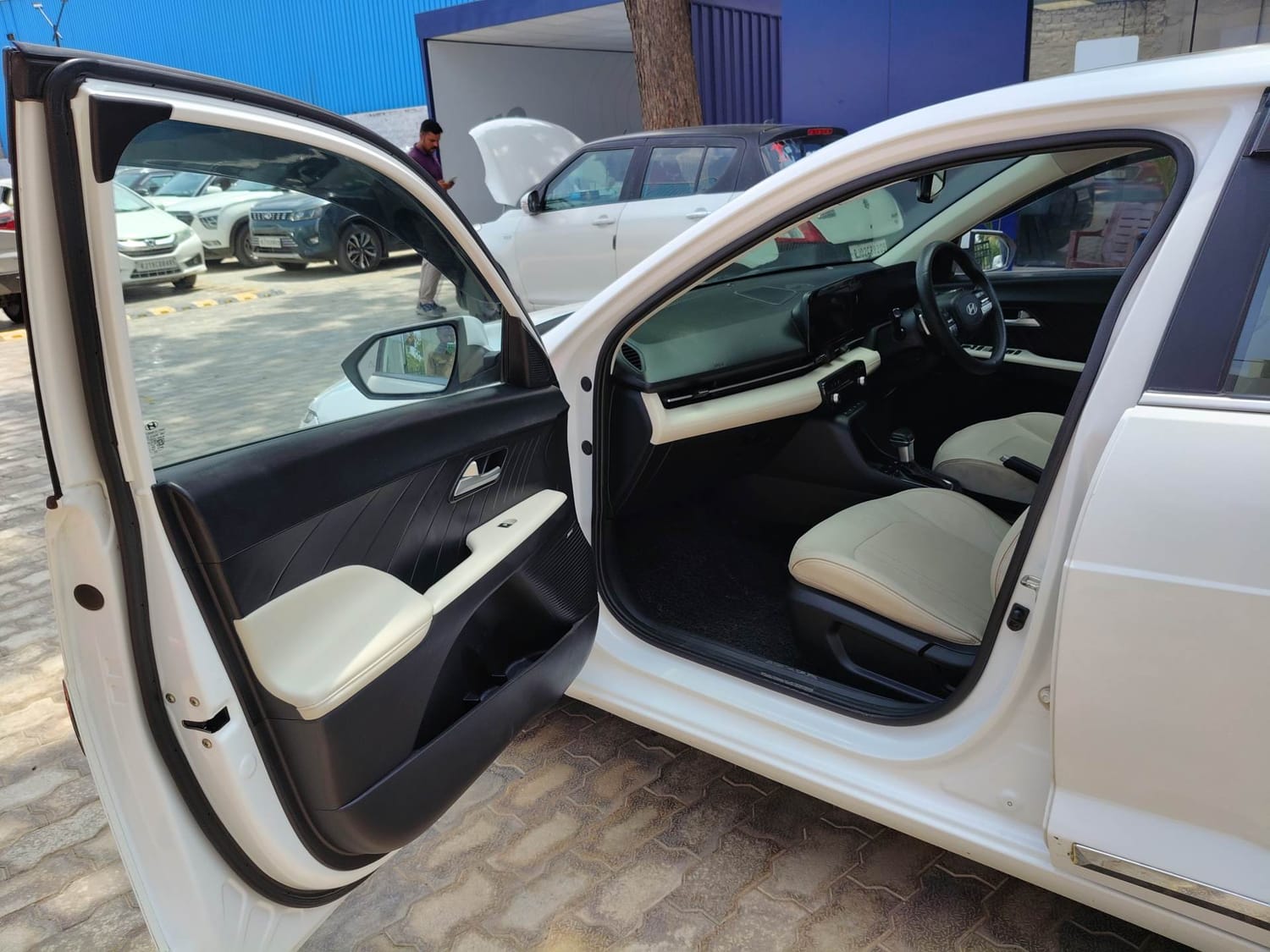 Used 2023 Hyundai Verna SX (O) 1.5 Petrol IVT Petrol Automatic interior LEFT FRONT DOOR OPEN VIEW