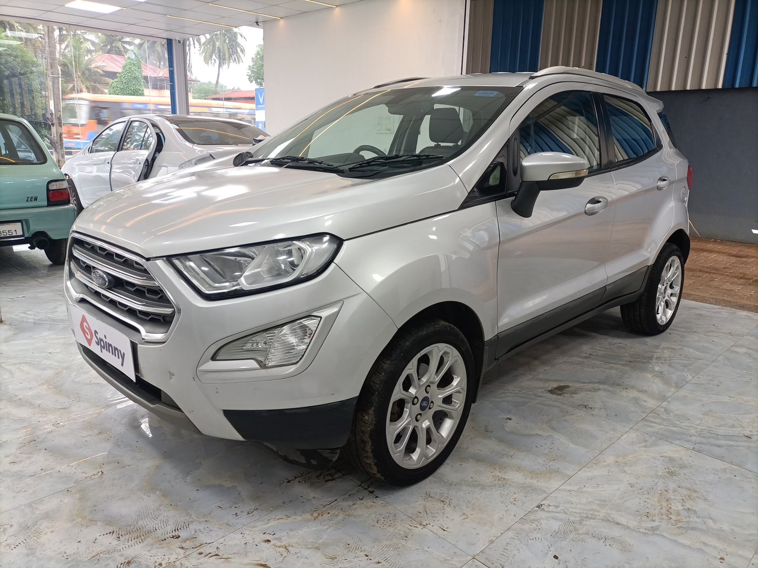 Used 2020 Ford EcoSport Titanium + 1.5L Ti-VCT AT Petrol Automatic exterior LEFT FRONT CORNER VIEW