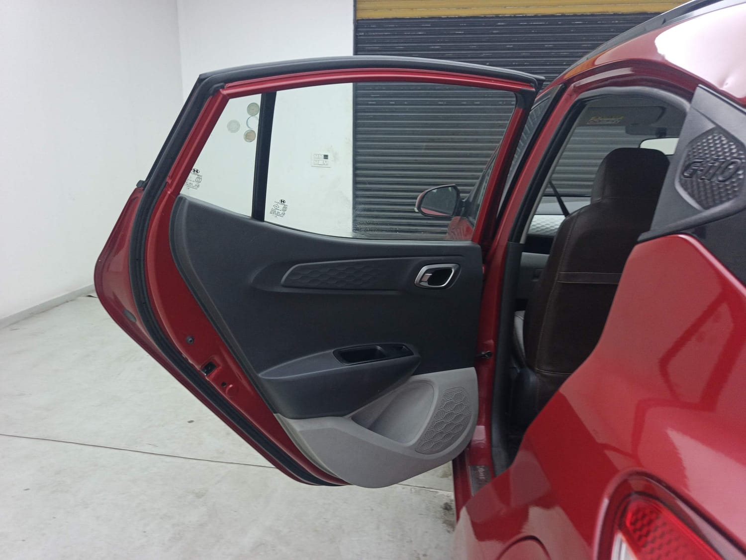 Used 2020 Hyundai Grand i10 Nios Asta U2 1.2 CRDi Diesel Manual interior LEFT REAR DOOR OPEN VIEW