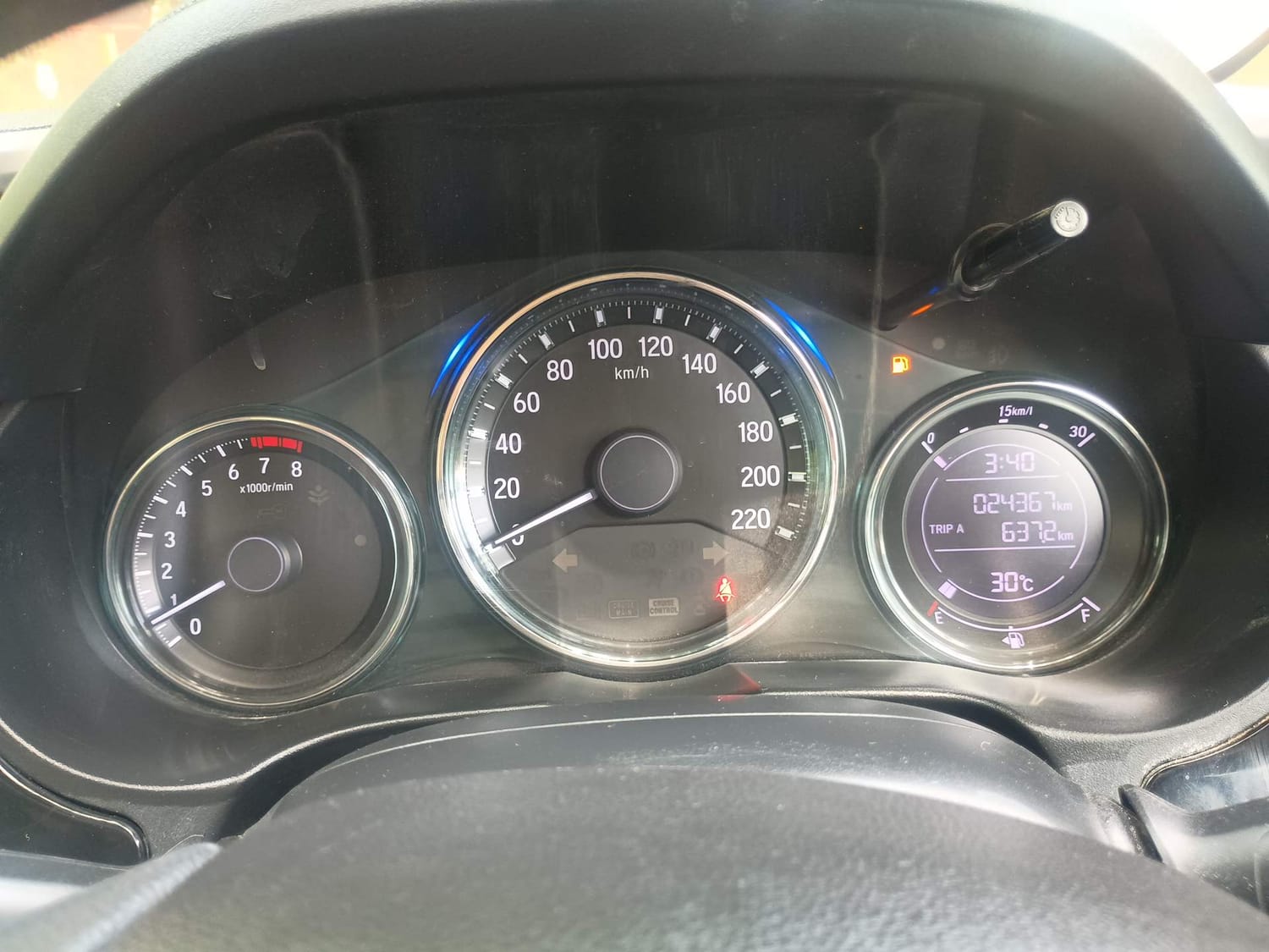 Used 2019 Honda City V Petrol Petrol Manual interior CLUSTERMETER VIEW