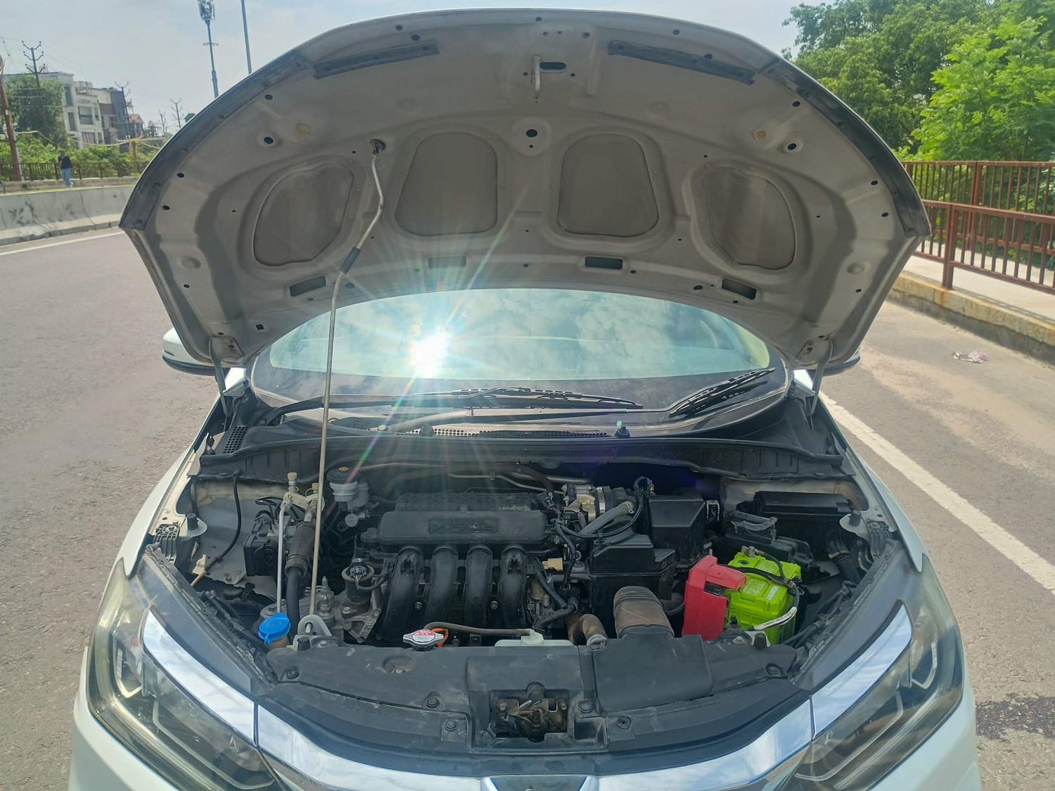 Used 2019 Honda City V Petrol Petrol Manual engine ENGINE & BONNET OPEN FRONT VIEW