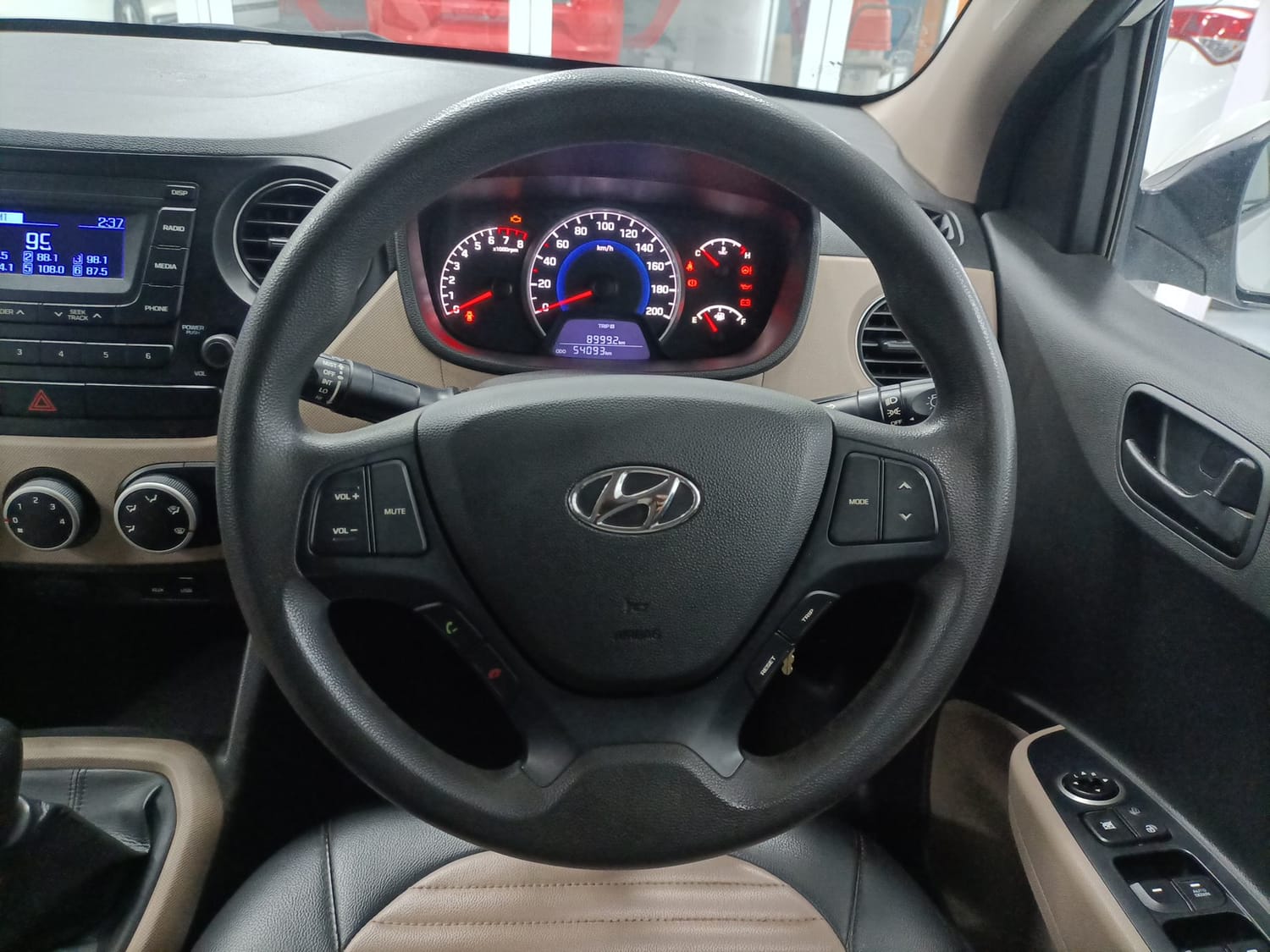 Used 2018 Hyundai Grand i10 Magna 1.2 Kappa VTVT Petrol Manual interior STEERING VIEW