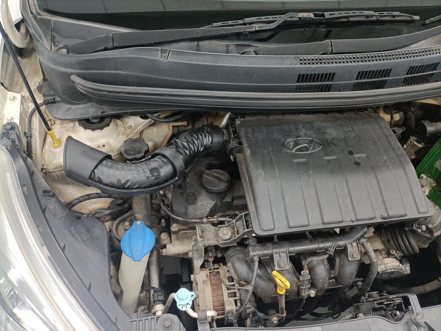 Used 2018 Hyundai Grand i10 Magna 1.2 Kappa VTVT Petrol Manual engine ENGINE RIGHT SIDE VIEW