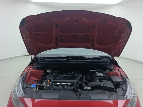 Used 2021 Hyundai New i20 Asta (O) 1.2 MT Dual Tone Petrol Manual engine ENGINE & BONNET OPEN FRONT VIEW