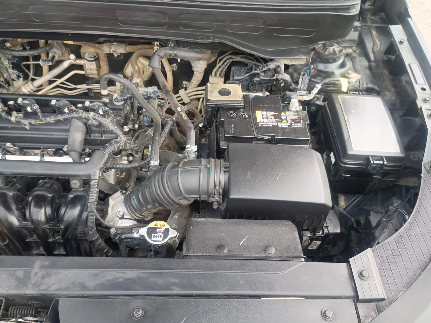 Used 2023 Hyundai Venue SX 1.2 Petrol Petrol Manual engine ENGINE LEFT SIDE VIEW