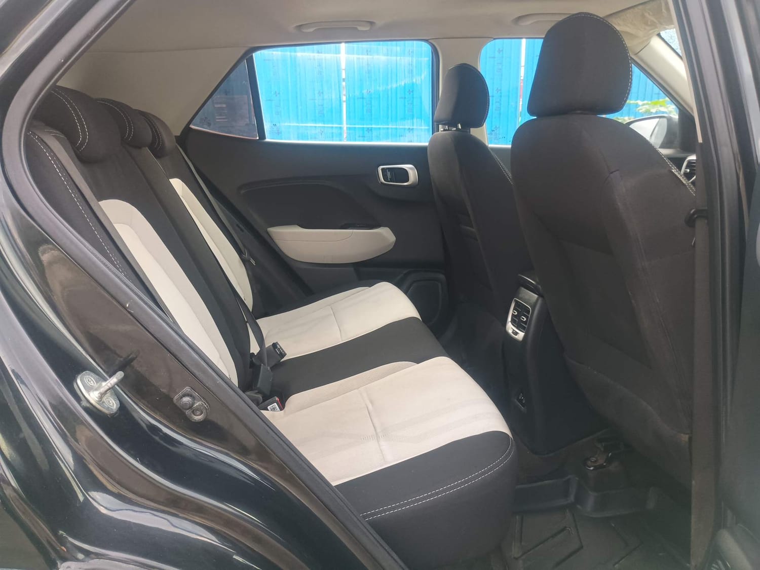 Used 2023 Hyundai Venue SX 1.2 Petrol Petrol Manual interior RIGHT SIDE REAR DOOR CABIN VIEW