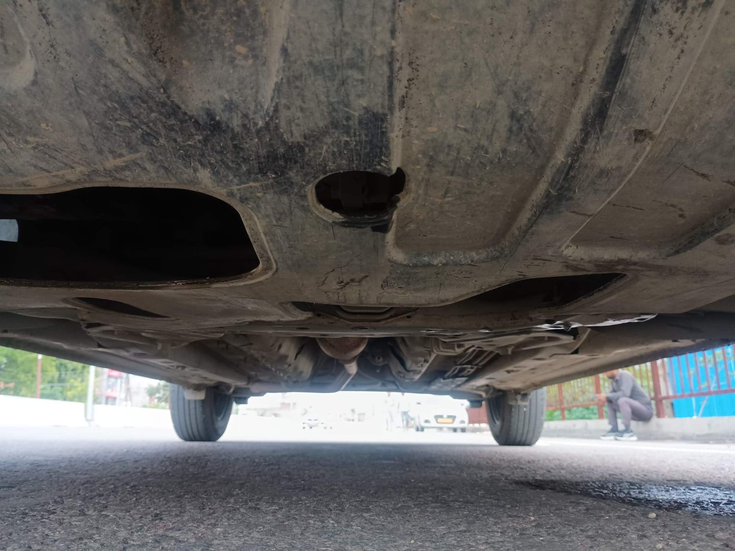 Used 2023 Hyundai Venue SX 1.2 Petrol Petrol Manual extra FRONT LEFT UNDERBODY VIEW